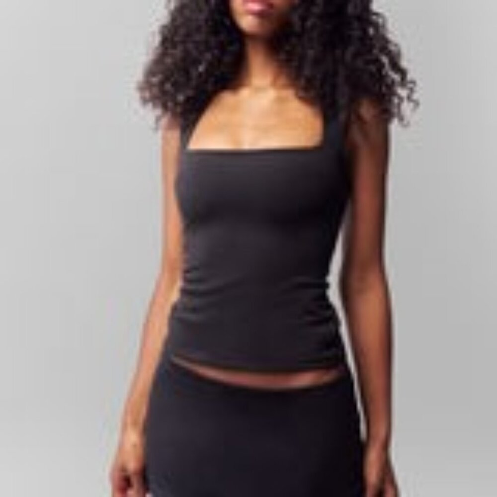 Danielle Guizio Micro Mini Stretch Skirt- Black Small